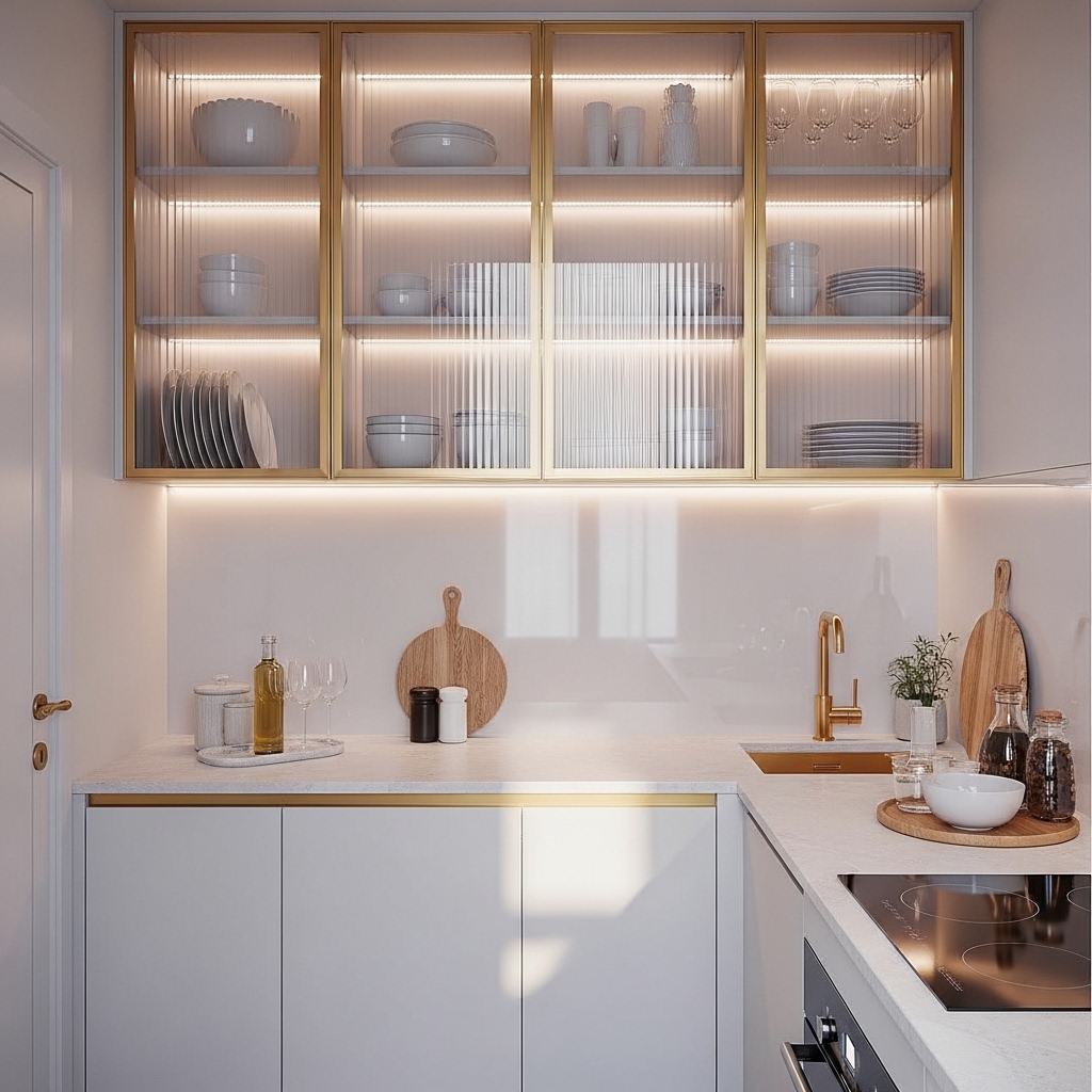 Girly Small Space Kitchen Designs That Look Luxurious