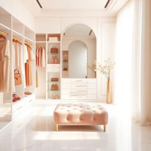 Soft Pastel Elegance with Gold Accents