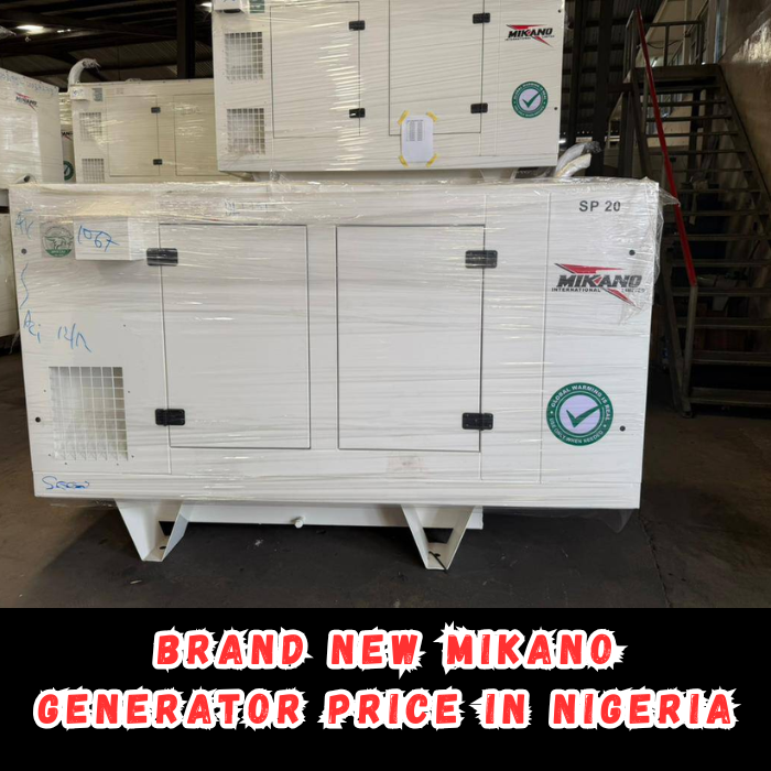 Brand New Mikano Generator Price in Nigeria (Current Price)