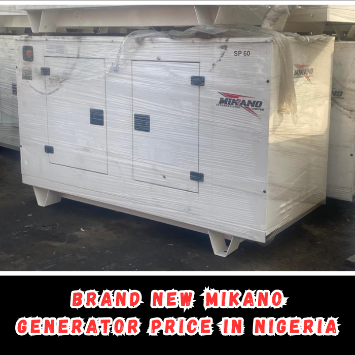 Brand New Mikano Generator Price in Nigeria